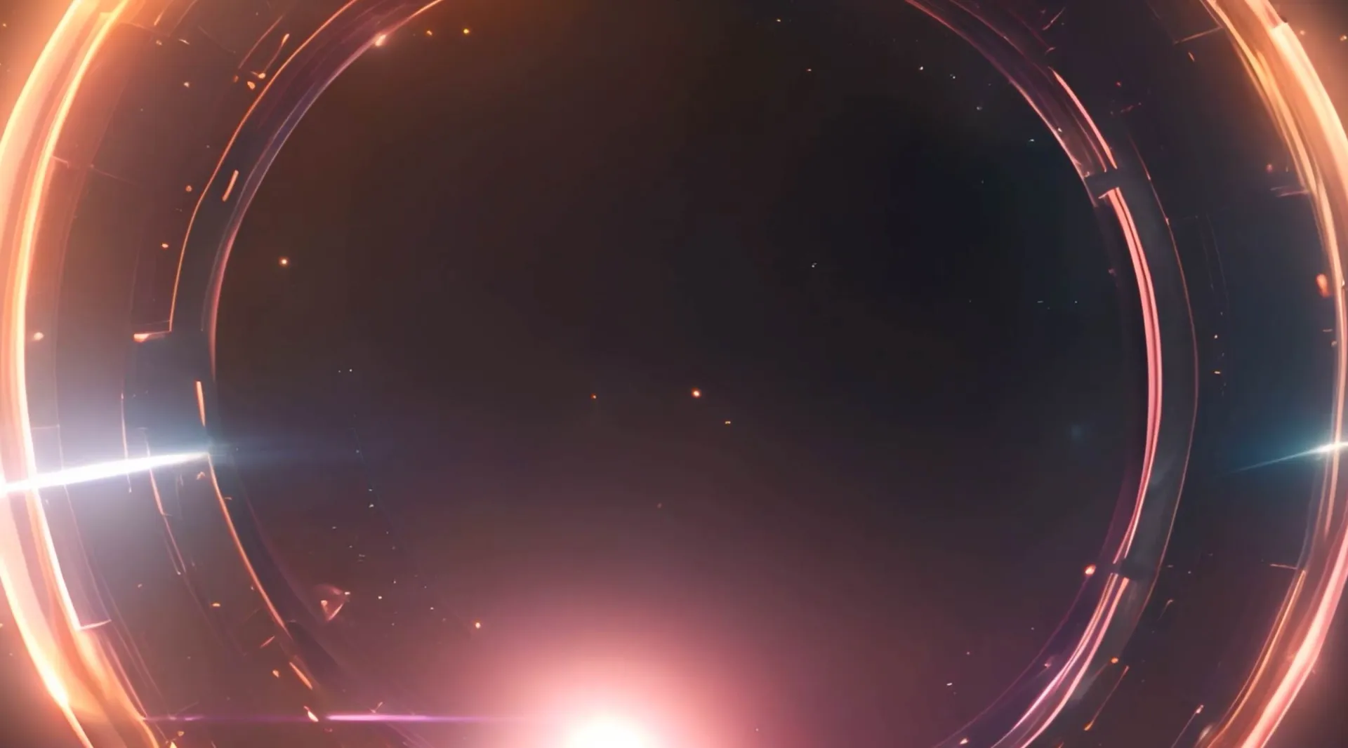 Dazzling Light Spectacle in Space Animation Video